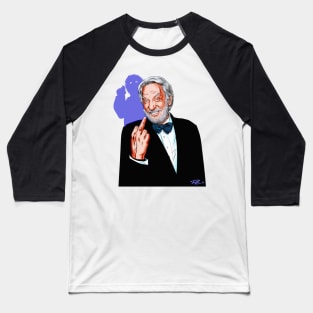 Donald Sutherland - An illustration by Paul Cemmick Baseball T-Shirt